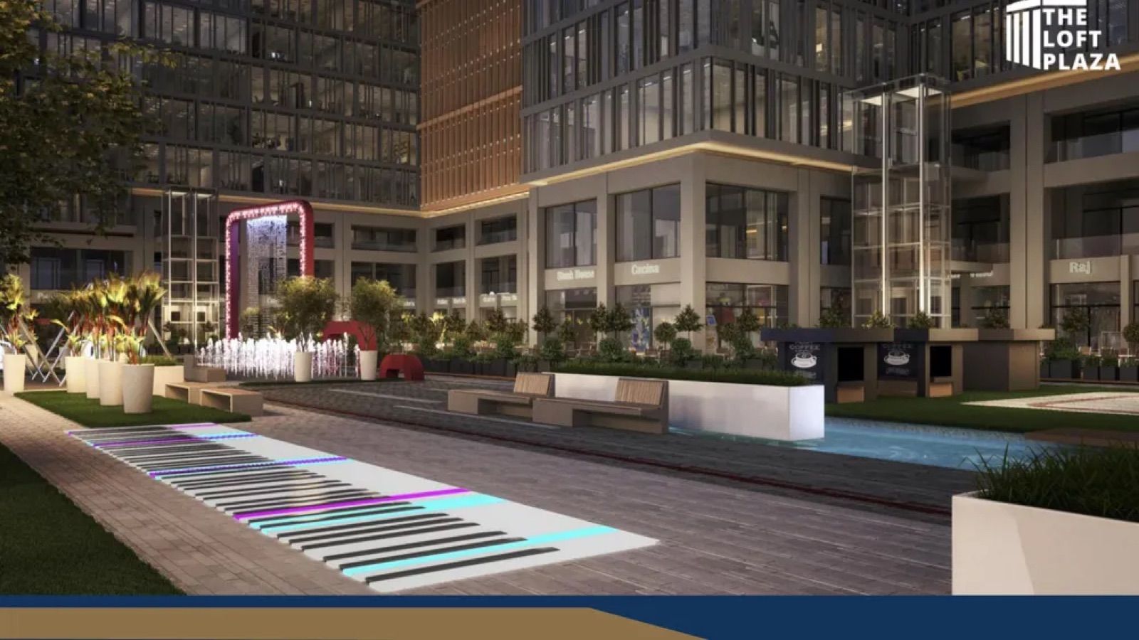 مشروع ذا لوفت بلازا في Downtown الداون تاون، العاصمة الإدارية الجديدة — صورة 5 من 5
